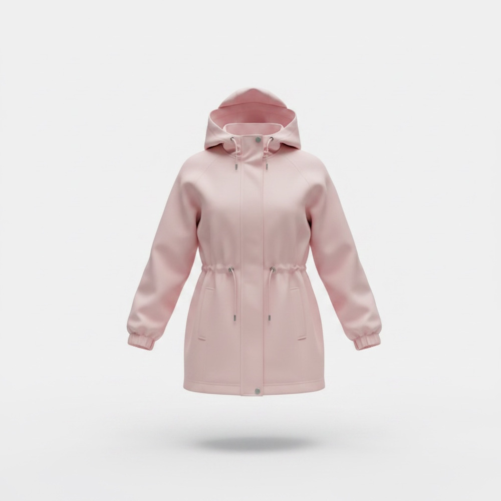 Kirkland Signature Women's Hooded Anorak Rain Wind Jacket